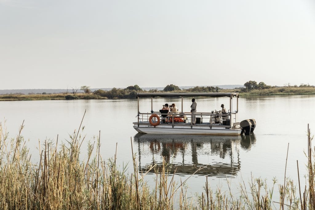 boat cruise experience at Matetsi Victoria Falls