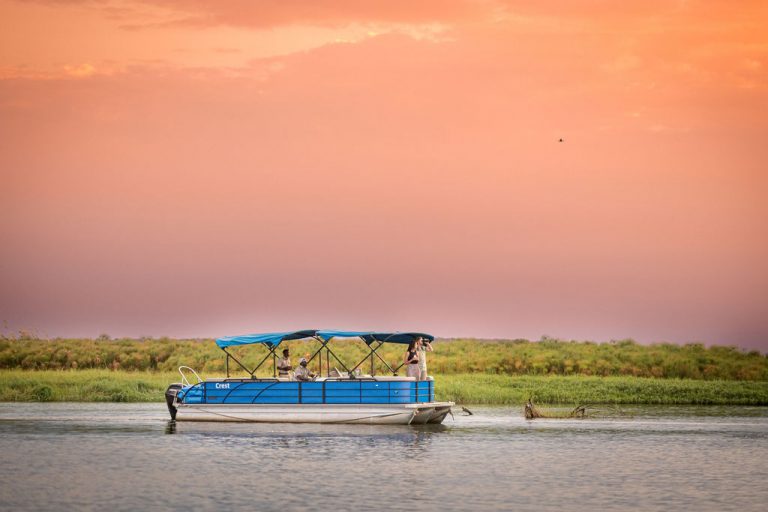 A boat on the water